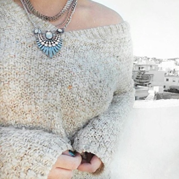 Silver Art Deco Style Necklace - Picture 5 of 6